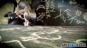 Spizoo Brooklyn Chase suck three big dicks Glory Hole, boobs