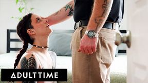 Submissive Cam Girl Gets Dominated and Squirted on by Burly Stud