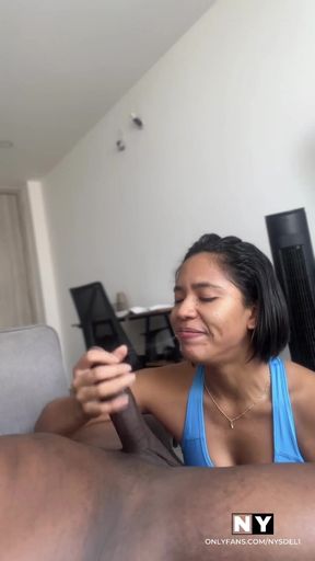 Key moment from &quot;I love it, I&#039;ll feel hard bbc in my mouth -amateur couple- nysdel&quot;