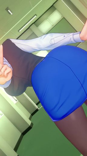 Android 18 dances for Gohan at the university - Dragon Ball Zex Series   Clip 1