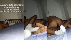 esposa poniendole el cuerno a su marido por primera vez.