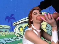 Camsoda Little teen redhead sucking