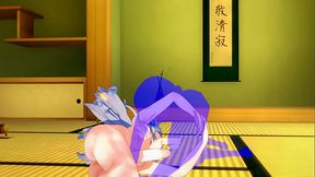 Genshin Impact Yaoi - Razor blowjob with cum in his mouth - Japanese Asian Gay Video