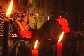 Sensual Wax Play with Hot Brunette