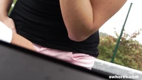 Car blowjob smut with delightful hottie from S Whores