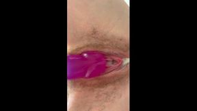 Big Dildo, Tight Pussy