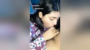 Cute Bengali Girlfriend Sucking Boyfriends Cock Till He