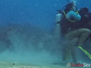 SCUBA Sex in a Miniskirt by a Glamorous Coral Reef