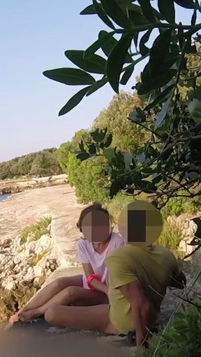 Teen teacher sucks my cock in a public beach in Croatia in front of everyone - it's very risky with people near&hellip;   Clip 2