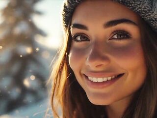 Gorgeous Stripped Honeys at a Ski Resort