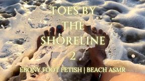 Toes By The Shoreline 2 | Ebony Foot Fetish & Beach ASMR with Temptress Mango
