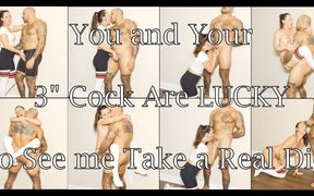 Getting Fucked by a Real Man&#039;s Cock While You Just Watch