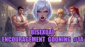 Bisexual Encouragement Gooning #14: Bi Locker Room Surrender