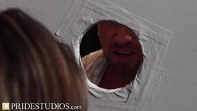 ”Twink Step Son Blows Step Daddy At The Glory Hole - FamilyCreep”