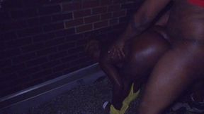 delilah grey got fucked hard on a rooftop in the projects