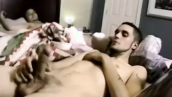 Mature black man barebacked and takes two facials