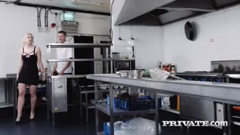 Karlie Simon's Scorching Kitchen Seduction