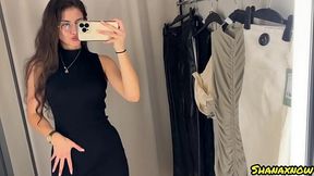 GO SHOPPING MASTURBATING IN THE FITTING ROOMS OF THE MALL