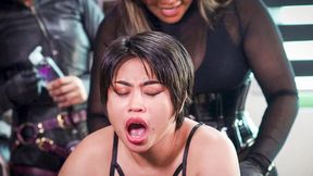Dominafire & Astrodomina Strap-on Fuck Salome Salvi
