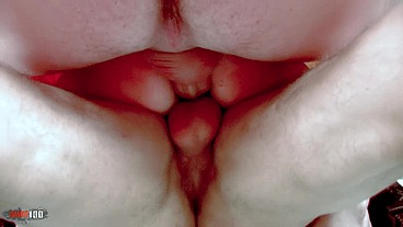 Very cute latin babe doing masage and double penetration