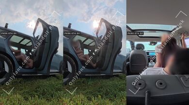 Sex at the beach front with car 발정난 국산 커플 해변가 카섹스