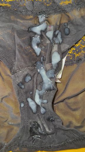 Cum on wife's panties 27