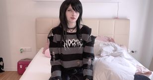 Horny emo teen needs to get roughly fucked