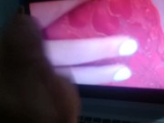 Assistindo video Karma RX, e me masturbando pra elas