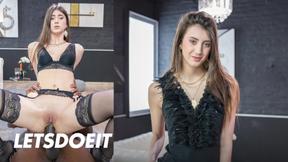 ”black cock Stretches Lina Luxa's Tight Butthole - HER LIMIT”