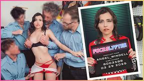 The Officers Gangbang Angel Windell