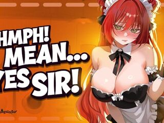 Tomboy Coworker Is Your HAWT Free-Use Maid - Throatfucking ASMR - Audio Manga - Anal Ribald Talk