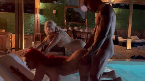 Threesome sex with busty cougars Roxi Keogh and Gigi Patsy