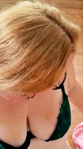 Princess gets his piss in her mouth and then gets piss enema   Clip 1