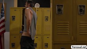 Black trans gets analed by perverse guy