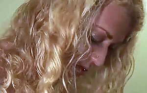 Hot blonde tranny banging a slutty girl