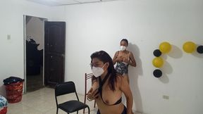 My lesbian friend came home and we got really hot and horny.