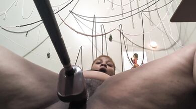 nymphodestiny's black ass screams in pleasure