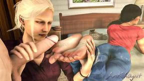 Slutty game girl takes fucked in 3D hentai animation