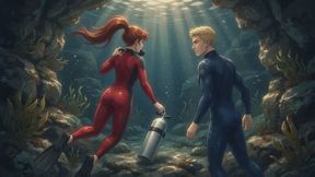 Underwater Fetish Stories #10: Sharing the Last Breath Underwater