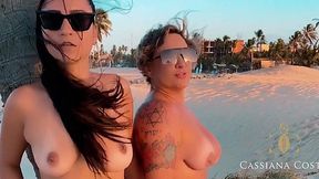 Busty Plump MILFs Enjoy Lesbian Sex And Hot Threesome With the Photographer After Nude Photoshoot