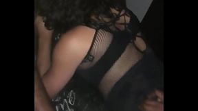 Candy Cane 3some with two BBC