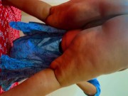 Muslim Arabian Big Ass BBW Hot Maid After Work Show her Big Ass For Get Fucked From Boss