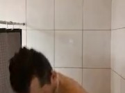 Fire Boy Shower time