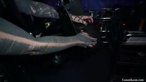 Milked in an inflatable bodybag _ Mistress Lunatika