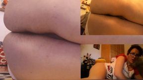 Beautiful sexy pee with three cameras - Three views 7820HD