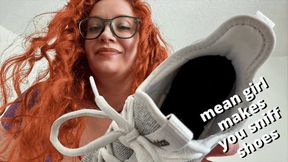 manipulative mean girl makes you smell her stinky sneakers - HD wmv