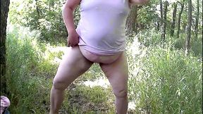 sexy bbw exhibitionist series part 2 woods and carwash