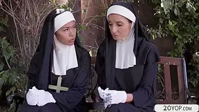 Steve Holmes And Silvia Saige In Nun Confesses And Fucks Two Priests