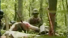 Soldier Captures Oriental Beauty For Hard Military Sex Scene