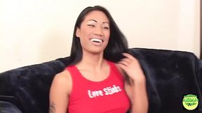Mixedrace model Nyla Thai poses and accepts banged by a BBC